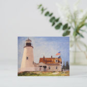 Leuchtturm - Postkarte (Stehend Vorderseite)