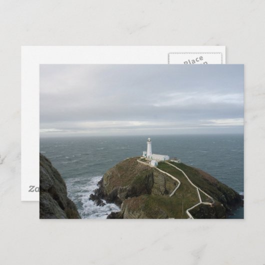 Leuchtturm Postkarte (Vorne/Hinten)