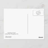 Leuchtturm Postkarte (Rückseite)