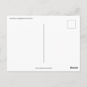 Leuchtturm Postkarte (Rückseite)