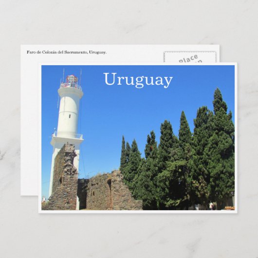 Leuchtturm Postkarte (Vorne/Hinten)