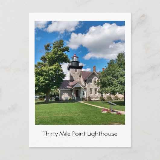 Leuchtturm Postkarte (Vorderseite)