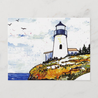 Leuchtturm Postkarte