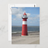 Leuchtturm Postkarte (Vorne/Hinten)