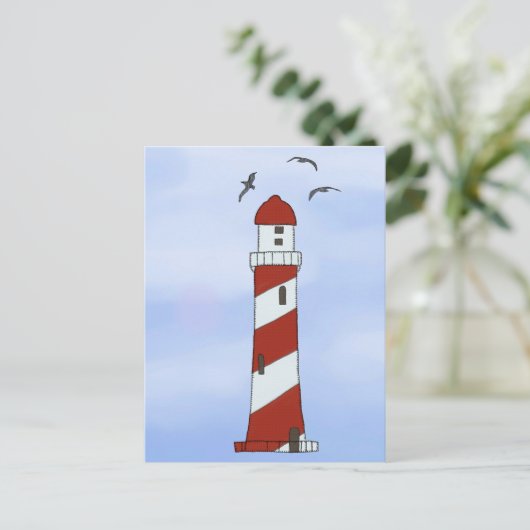Leuchtturm postkarte (Stehend Vorderseite)