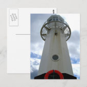 Leuchtturm Postkarte (Vorne/Hinten)