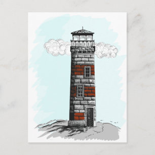 Leuchtturm Postkarte