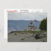 Leuchtturm Postkarte (Vorne/Hinten)