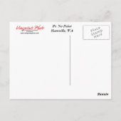 Leuchtturm Postkarte (Rückseite)