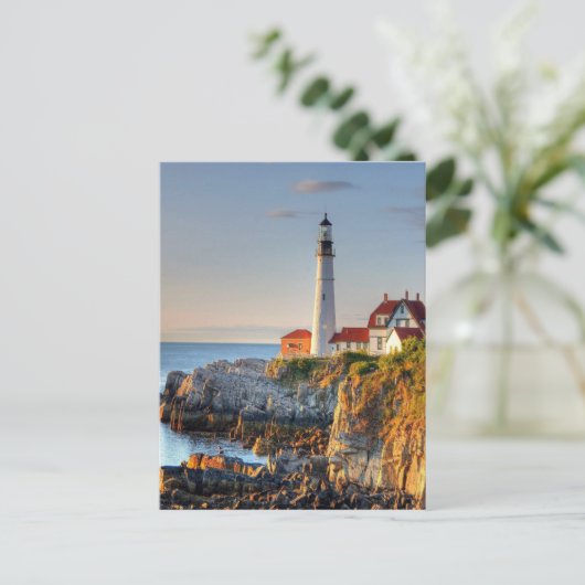 Leuchtturm Postkarte (Stehend Vorderseite)