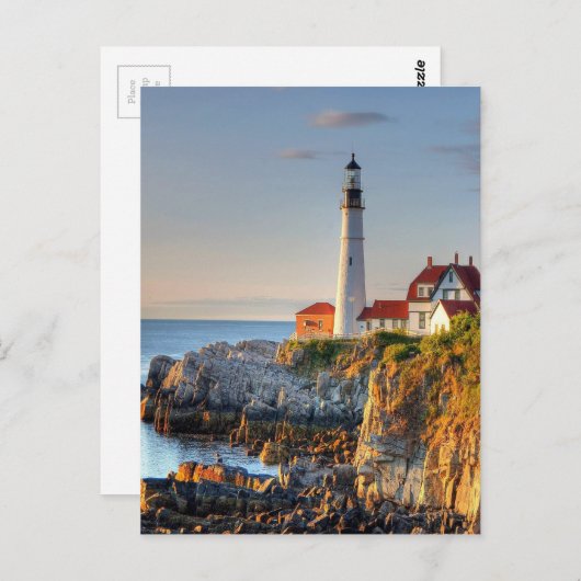 Leuchtturm Postkarte (Vorne/Hinten)