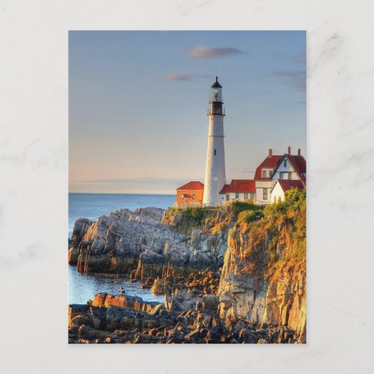 Leuchtturm Postkarte (Vorderseite)