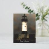 Leuchtturm Postkarte (Stehend Vorderseite)