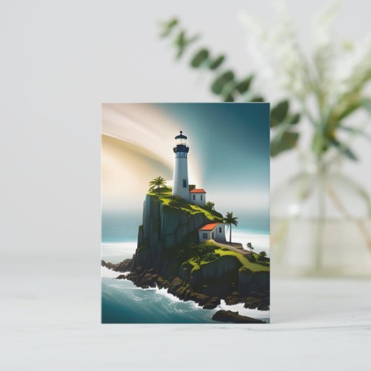 Leuchtturm, Postkarte für Postüberquerung (Stehend Vorderseite)