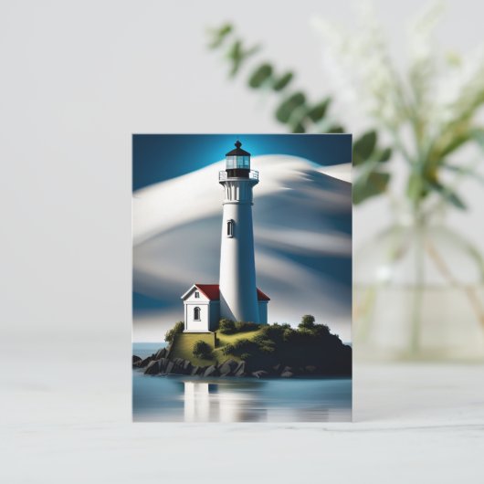 Leuchtturm, Postkarte für Postüberquerung (Stehend Vorderseite)