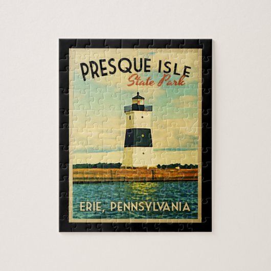 Leuchtturm Presque Isle Puzzle (Vertikal)