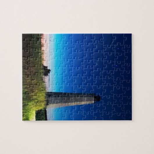 Leuchtturm-Punkt New-Haven, Connecticut Puzzle (Horizontal)