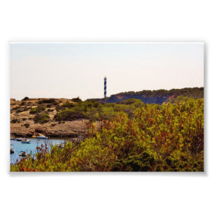 Leuchtturm Punta Moscarter Portinatx Ibiza Fotodruck