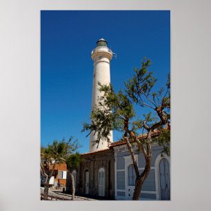 Leuchtturm Punta Secca, Sizilien, Italien Poster