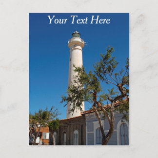 Leuchtturm Punta Secca, Sizilien, Italien Postkarte