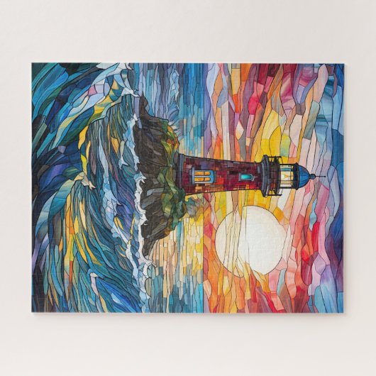 Leuchtturm Puzzle (Horizontal)