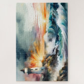 Leuchtturm Puzzle (Vertikal)