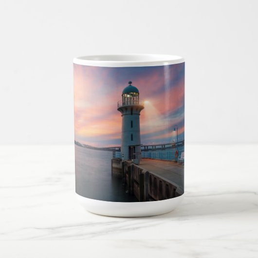 Leuchtturm Raffles | Jachthafen, Singapur Kaffeetasse (Mittel)