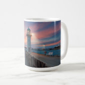 Leuchtturm Raffles | Jachthafen, Singapur Kaffeetasse (VorderseiteRechts)