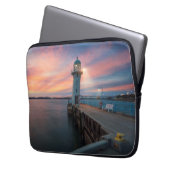 Leuchtturm Raffles | Jachthafen, Singapur Laptopschutzhülle (Vorderseite Links)