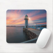 Leuchtturm Raffles | Jachthafen, Singapur Mousepad (Mit Mouse)