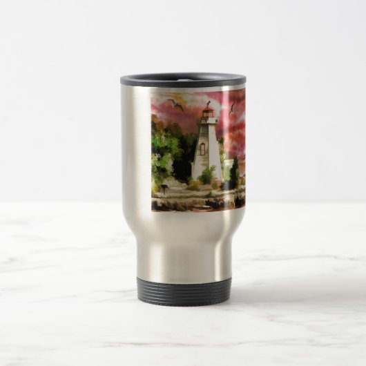 Leuchtturm Reisebecher (Mittel)
