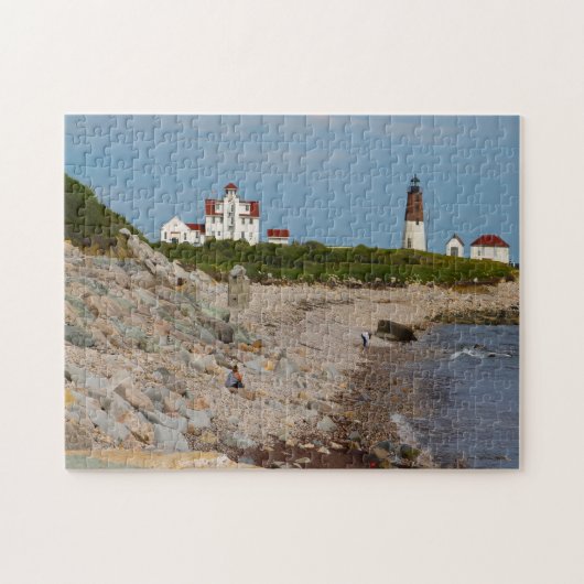 Leuchtturm Rhode Island. Puzzle (Horizontal)