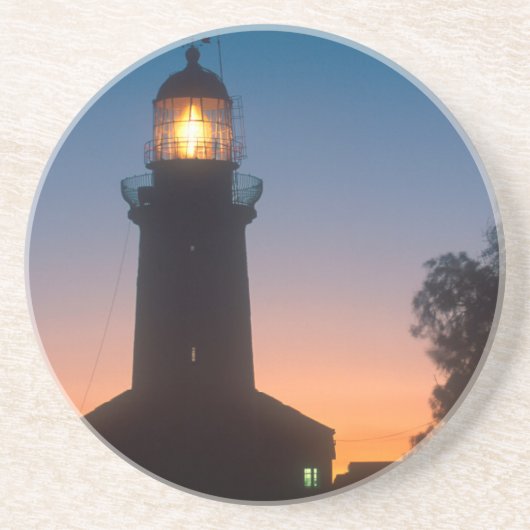 Leuchtturm, Robben Island, Kapstadt 2 Untersetzer (Vorne)