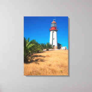 Leuchtturm, Robben Island, Kapstadt Leinwanddruck