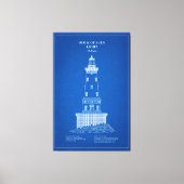 Leuchtturm Rock of Ages - Michigan - AD Leinwanddruck (Vorderseite)