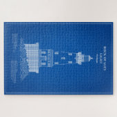 Leuchtturm Rock of Ages - Michigan - AD Puzzle (Horizontal)
