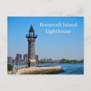 Leuchtturm Roosevelt Island New York USA Postkarte
