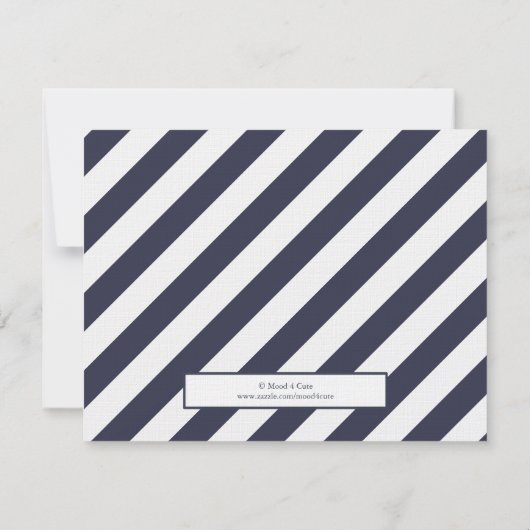 Leuchtturm RSVP Karte (Rückseite)