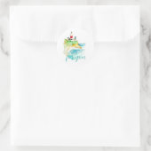 Leuchtturm Runder Aufkleber (Tasche)