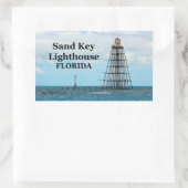 Leuchtturm Sand Key, Aufkleber für Florida (Tasche)