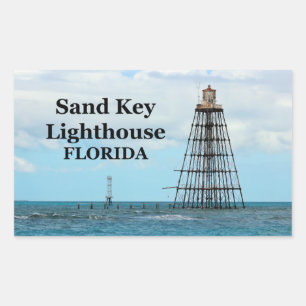 Leuchtturm Sand Key, Aufkleber für Florida