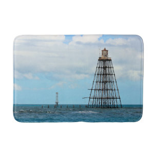 Leuchtturm Sand Key, Florida Bath Mat Badematte