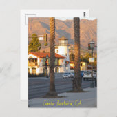 Leuchtturm Santa Barbara, Kalifornien Postkarte (Vorne/Hinten)
