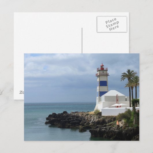 Leuchtturm Santa Marta Postkarte (Vorne/Hinten)