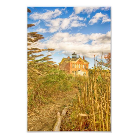 Leuchtturm Saugerties Fotodruck (Vorne)