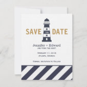 Leuchtturm Save The Date (Vorderseite)
