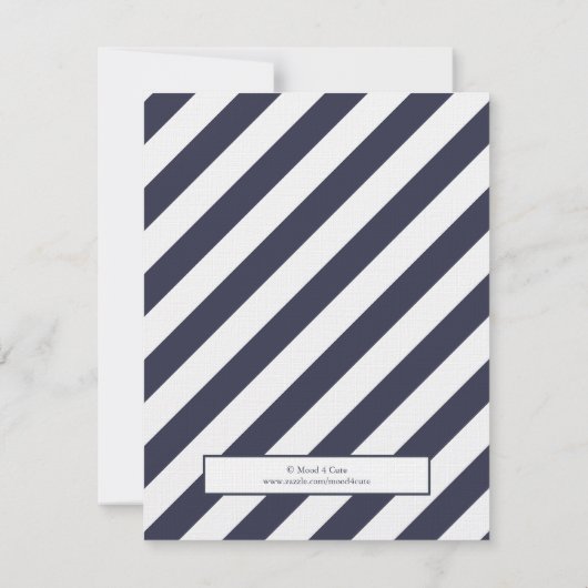 Leuchtturm Save The Date (Rückseite)