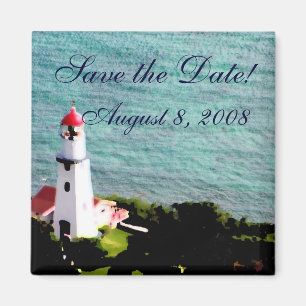 Leuchtturm Save the Date Magnet