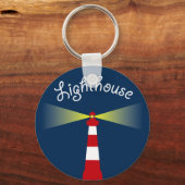 Leuchtturm Schlüsselanhänger (Vorderseite)