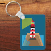Leuchtturm Schlüsselanhänger (Vorderseite)